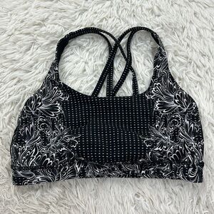 Lululemon Energy Bra Infinity Energy Bra Alpine White Black